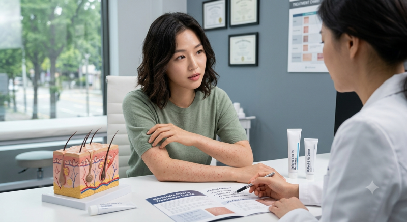 모공각화증(닭살피부) 관리 총정리 필링·레이저·연고 효과 비교