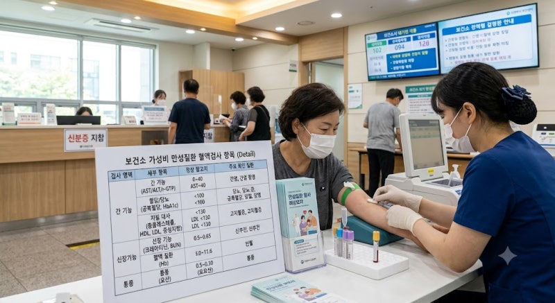 보건소에서 병원비 아낄수있는 가성비 검사 알아보기