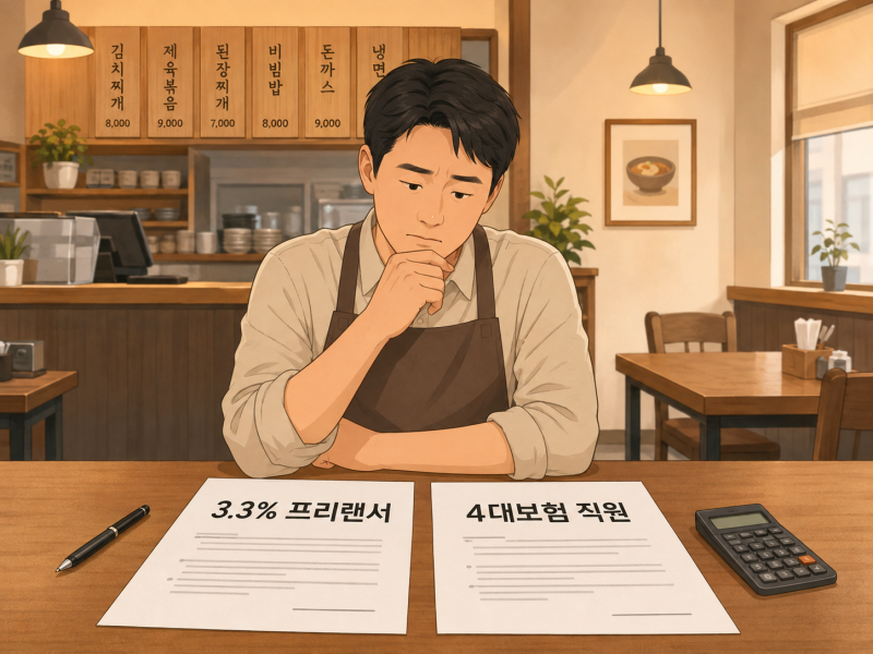 알바 3.3%와 4대보험, 사장님은 어떻게 구분할까?
