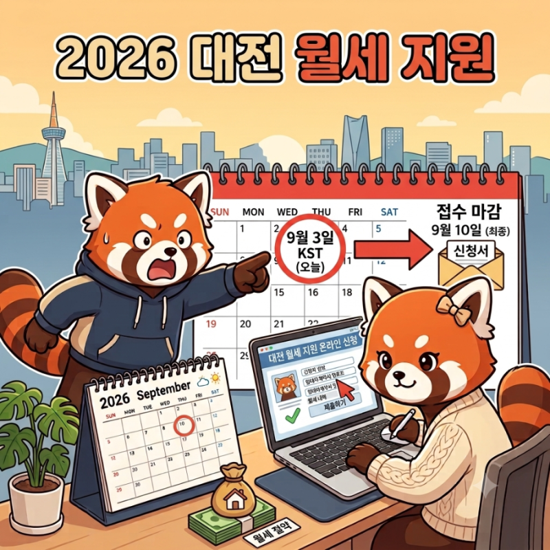 대전 청년 월세지원 최대 240만 원, 나만 놓치면 손해 보는 신청 팩트 5가지