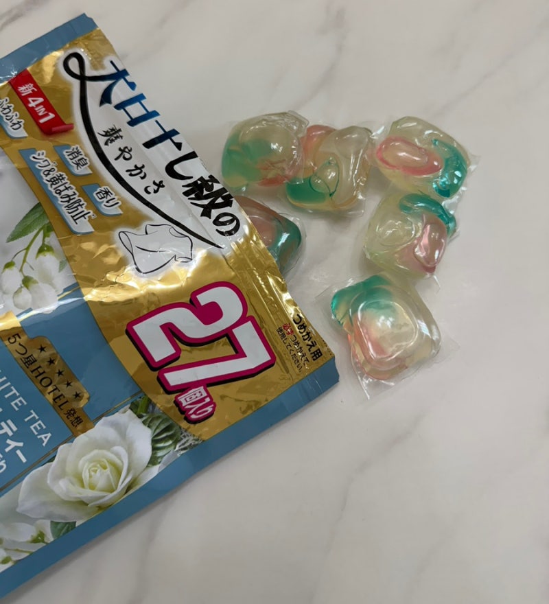 일본 여행 선물 추천 ㅣ P&G 보르도 4D 캡슐세제 ㅣ 땀냄새 제거 건조기 후에도 남아있는 향기