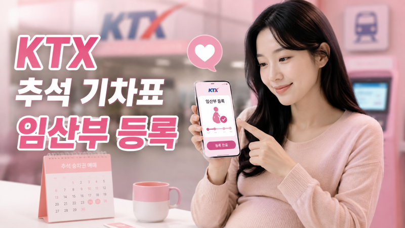 KTX 추석 기차표 임산부 등록 및 할인, 특실도 가능할까?