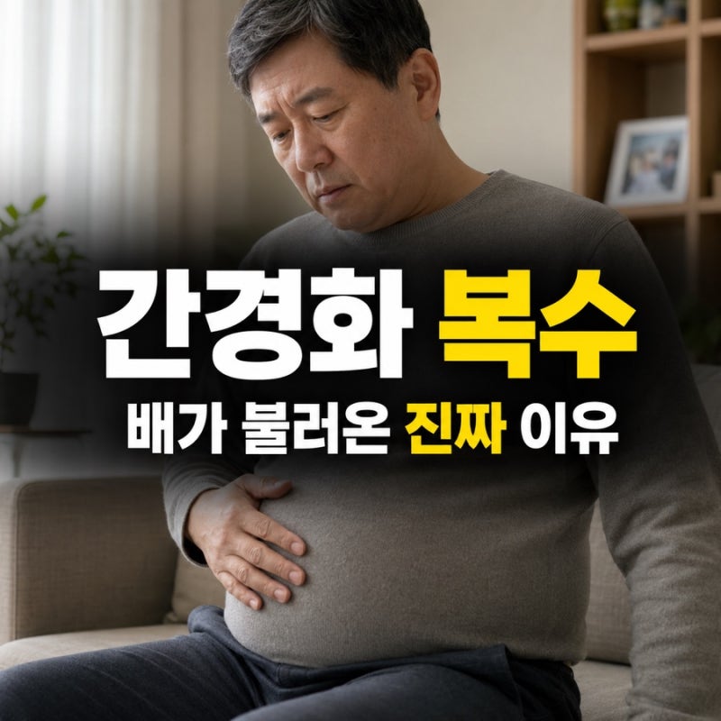 간경화 복수, 배가 갑자기 불러오면 놓치면 안 되는 변화