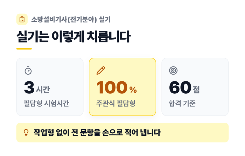 소방설비기사 전기 실기 핵심요약 노트