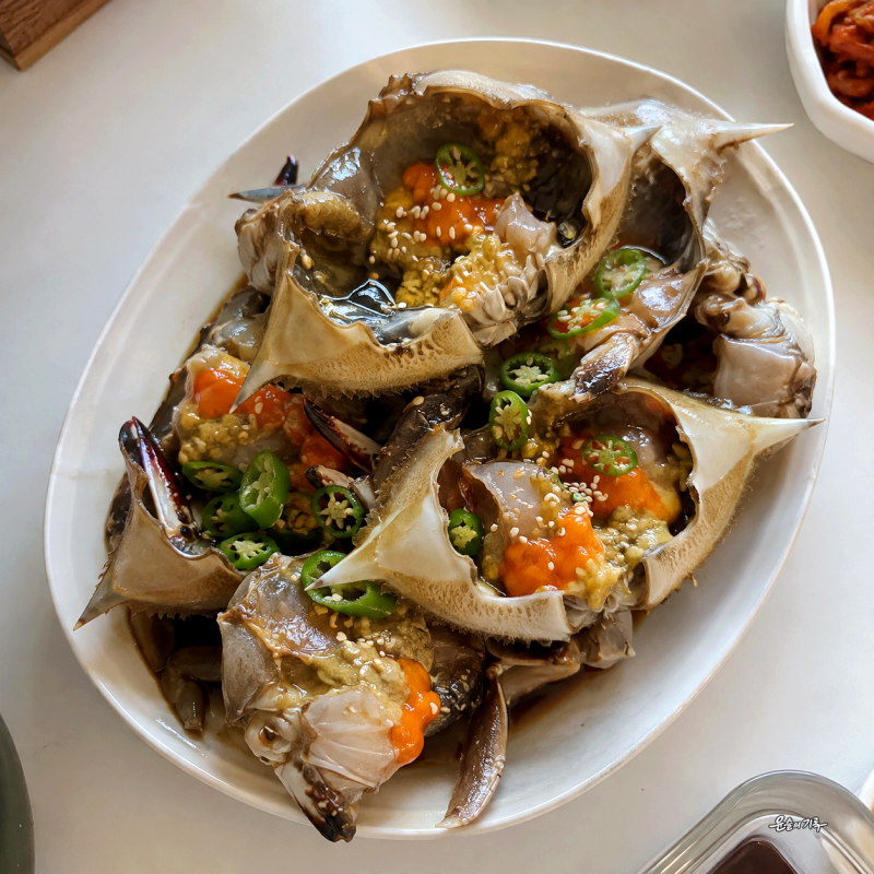 K꽃게 급냉 암꽃게 1kg 5~7미 다리없음, 신선도와 알 살 간장게장 활용