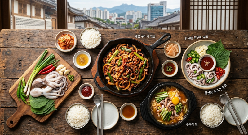 쭈꾸미 선상낚시의 완성: 싱싱한 쭈꾸미 보관법부터 손질 & 황금 레시피까지-3편