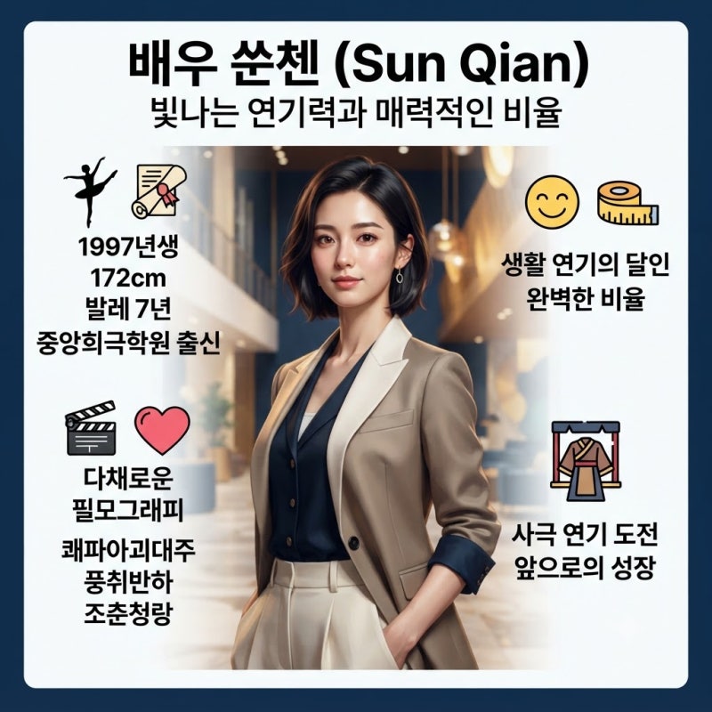 손천 누구? 97년생 중국 대세 여배우 쑨첸 프로필 나이 키 인스타 출연작 총정리