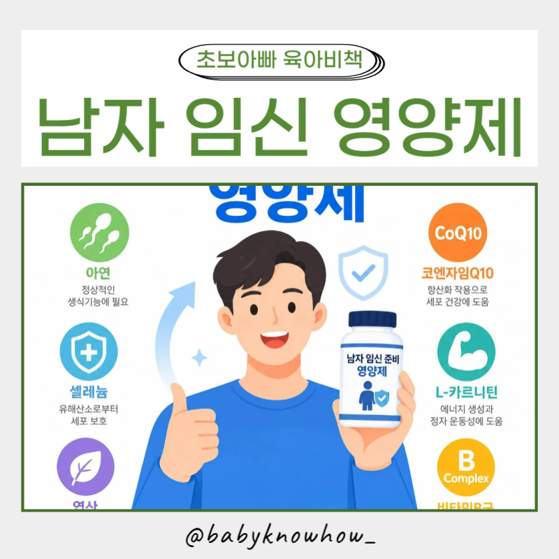 임신 준비는 여자만? 챙겨보니 달랐던 남자 임신 영양제