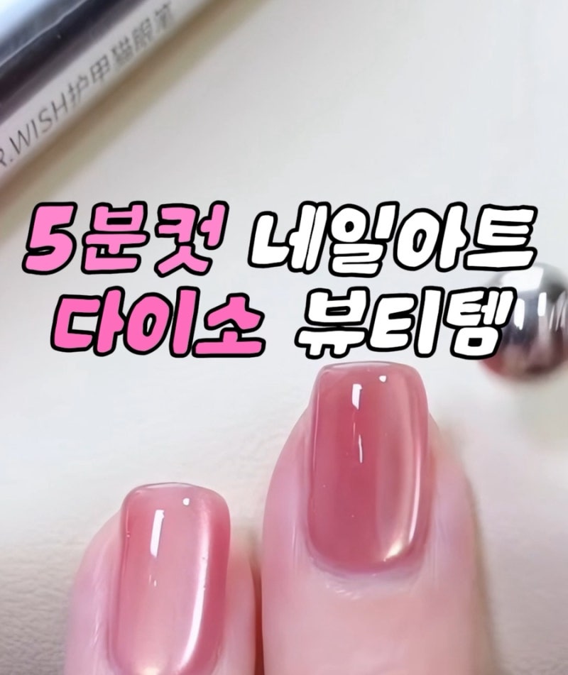 다이소 뷰티템 추천 5분컷 자석네일 셀프네일 꿀템