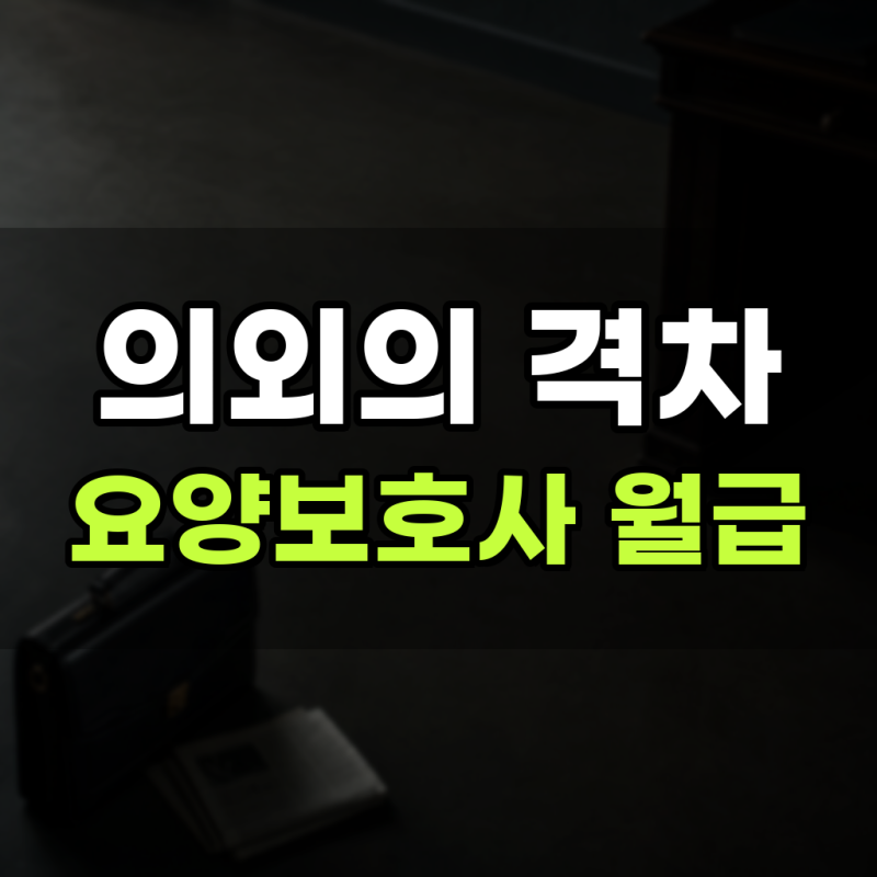 재가 요양보호사 월급과 요양원 근무 차이 총정리