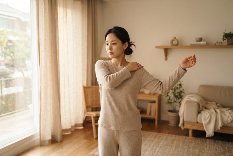 어깨 석회성건염 증상 갑자기 팔 올리는데 아프다면