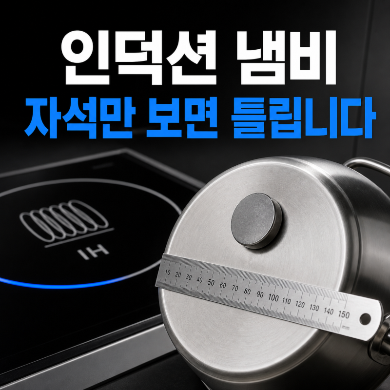 인덕션 냄비 사용 가능할까? 자석만 믿으면 놓치는 4가지