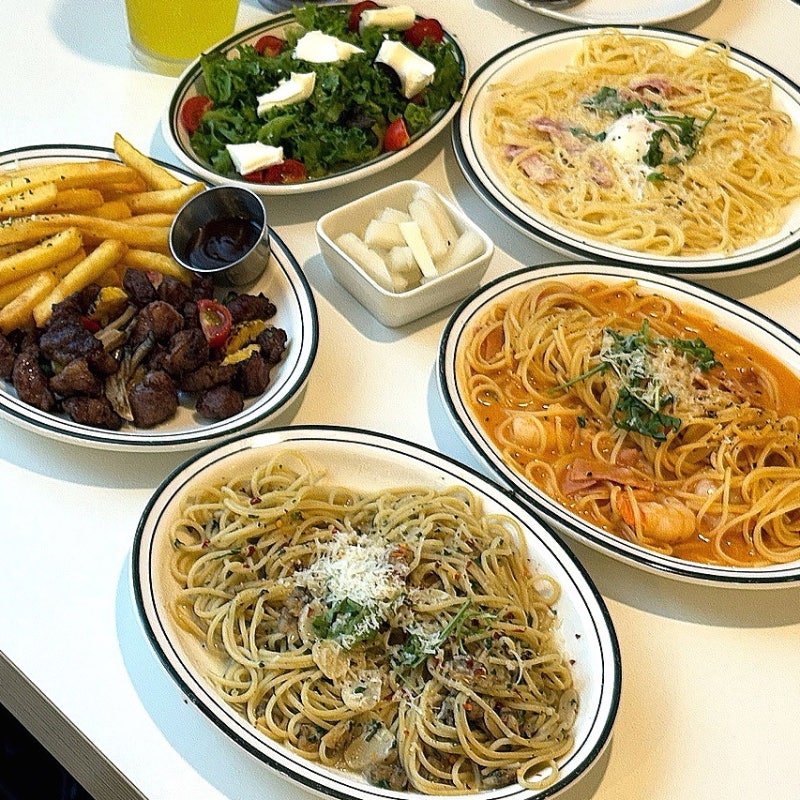 천안 신부동 맛집 뽁식당ㅣ분위기 좋은 가성비 파스타 피자 스테이크 브런치 가족 외식하고 ....