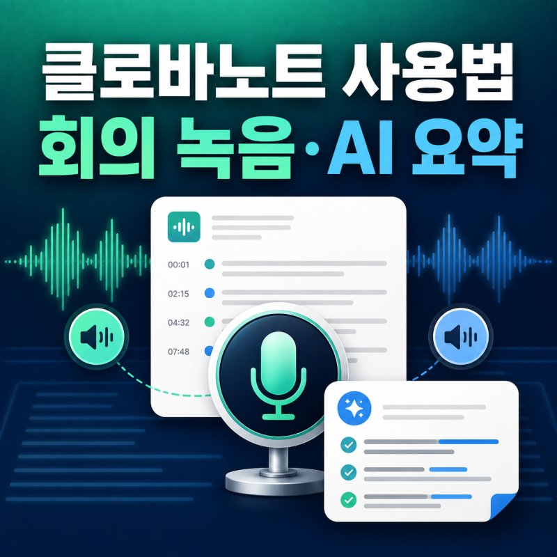 클로바노트 사용법｜회의 녹음부터 AI 요약·화자 구분까지