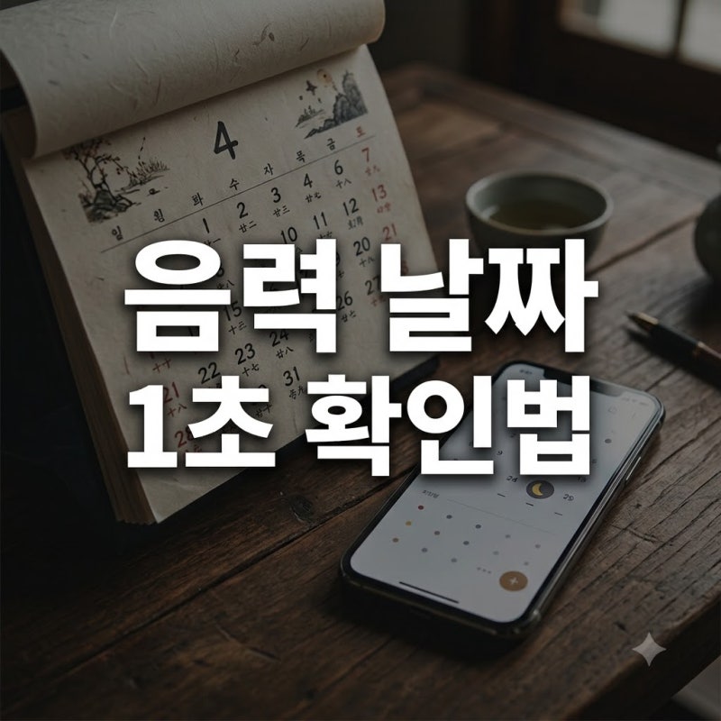 "부모님 생신 언제였지?".. 깜빡하면 큰일 나는 음력날짜계산기 1초 활용법