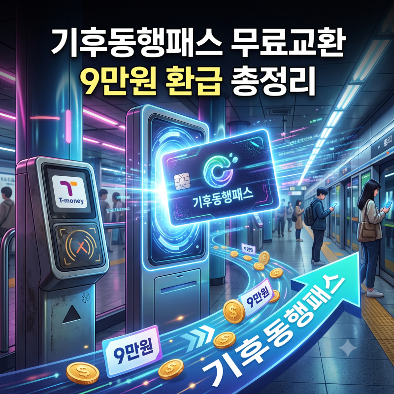 기후동행카드 종료 기후동행패스 전환 총정리, 무료 교환과 9만원 페이백 안 챙기면 교통비 ....