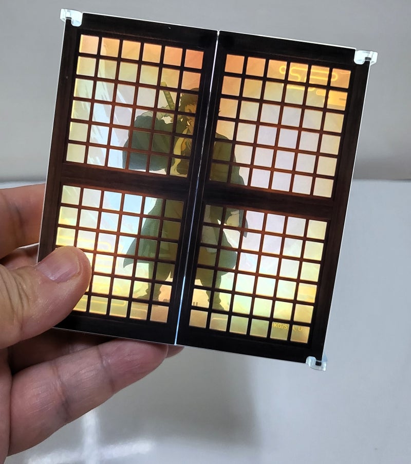레고 덕후의 맘스터치 귀멸의 칼날 LED 아크릴 스탠드 키링 리뷰 및 레고 활용법