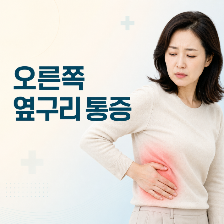 오른쪽 옆구리 통증 앞·뒤·아래 위치별 원인, 어디가 아픈지 확인하세요