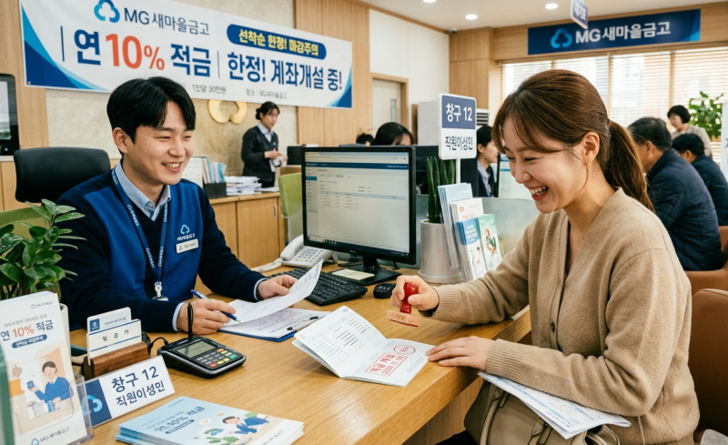 2026년생 아기 통장 만드는데 헛걸음치고 울 뻔했잖아요 새마을금고 걸음마적금 10% 후기