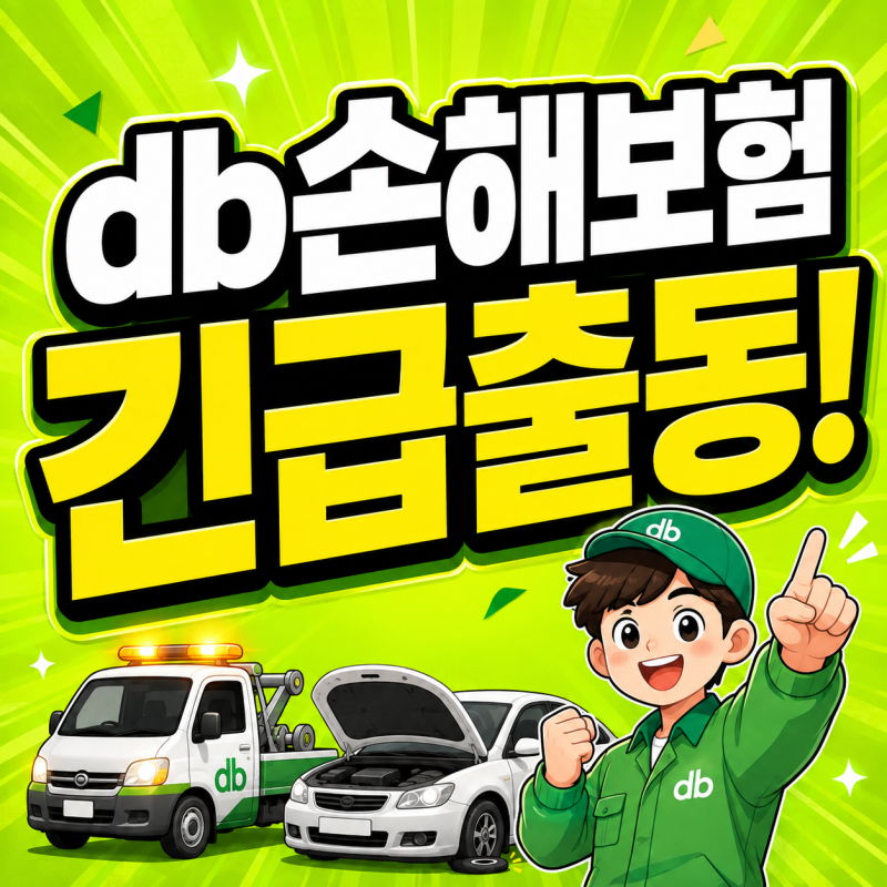 DB손해보험 긴급출동 전화번호 디비자동차보험 배터리 방전 견인 이용방법 총정리(동부)