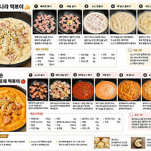 까르보나라 떡볶이 & 로제떡볶이 황금레시피