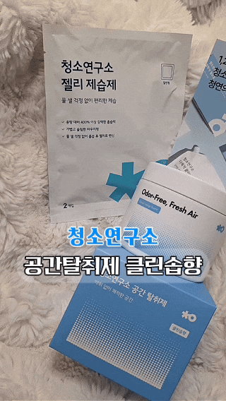 [실내탈취제 추천] 화장실냄새제거에 좋은 청소연구소 고체탈취제