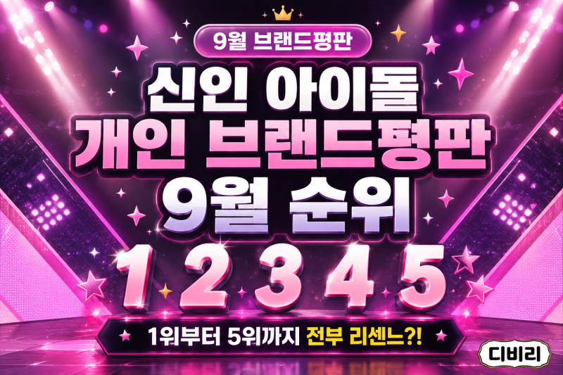 [연예] 신인 아이돌 개인 브랜드평판 9월 순위 공개! 1위부터 5위까지 리센느 싹쓸이 (원이, 제....