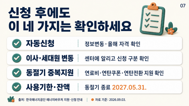 2026 에너지바우처 대상과 소득기준 확인하고 신청방법부터 잔액조회·사용처까지 알아보기