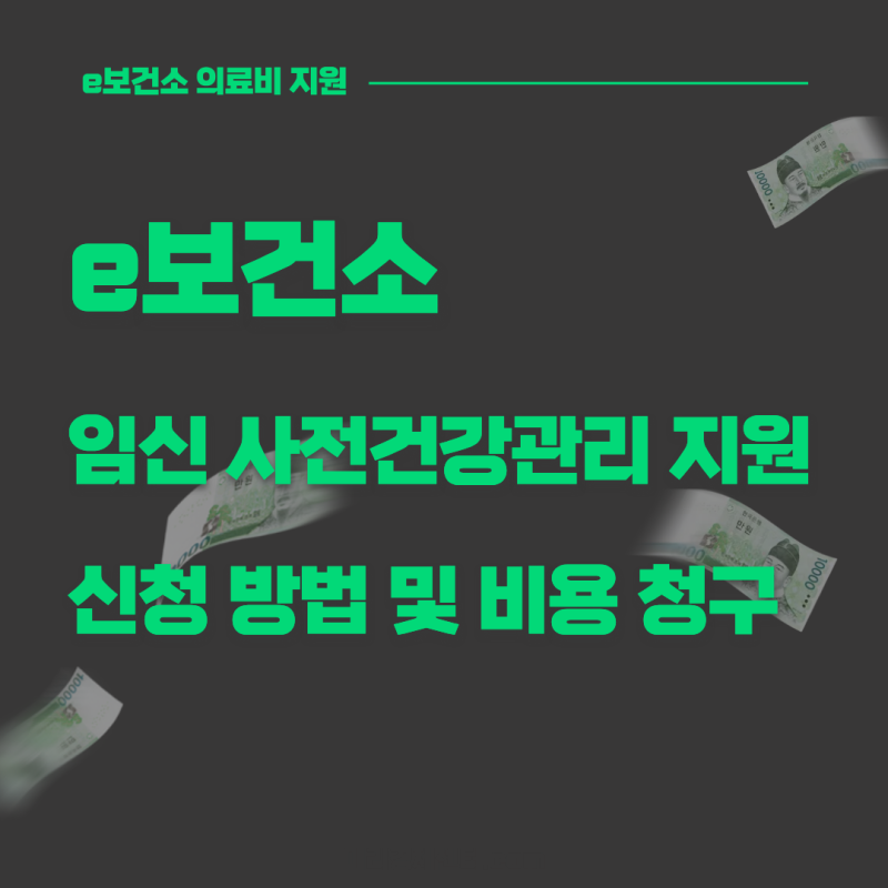 예비부부, 미혼도 신청 가능! e보건소 산전검사 신청방법(비용 및 청구 찐 후기)