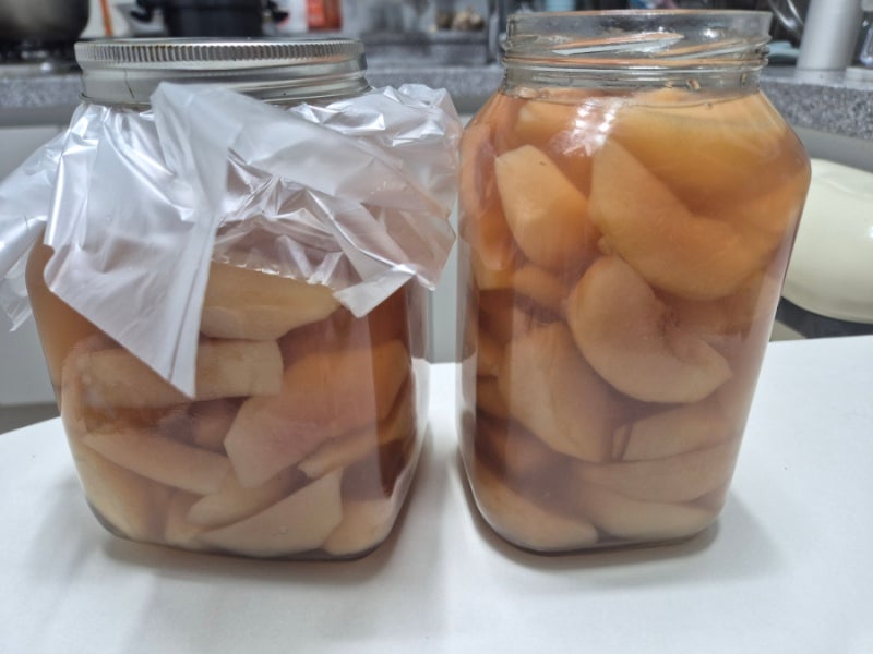맛없는 딱복 버리지 말고 '이거' 만들어 보세요 (복숭아 조림 만들기 레시피)
