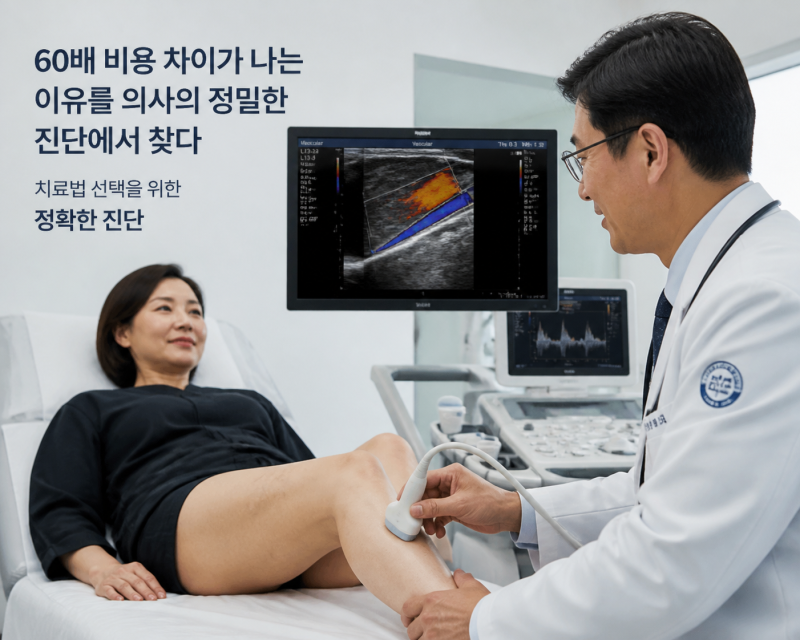 흉부외과전문의가 보는 하지정맥류 치료 — 발거술 30만원부터 신기술까지, 정확한 비용 구....