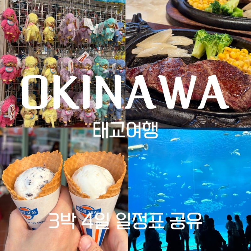 오키나와 태교여행✈️ 3박 4일 일정표 l 맛집, 숙소, 육아용품 쇼핑