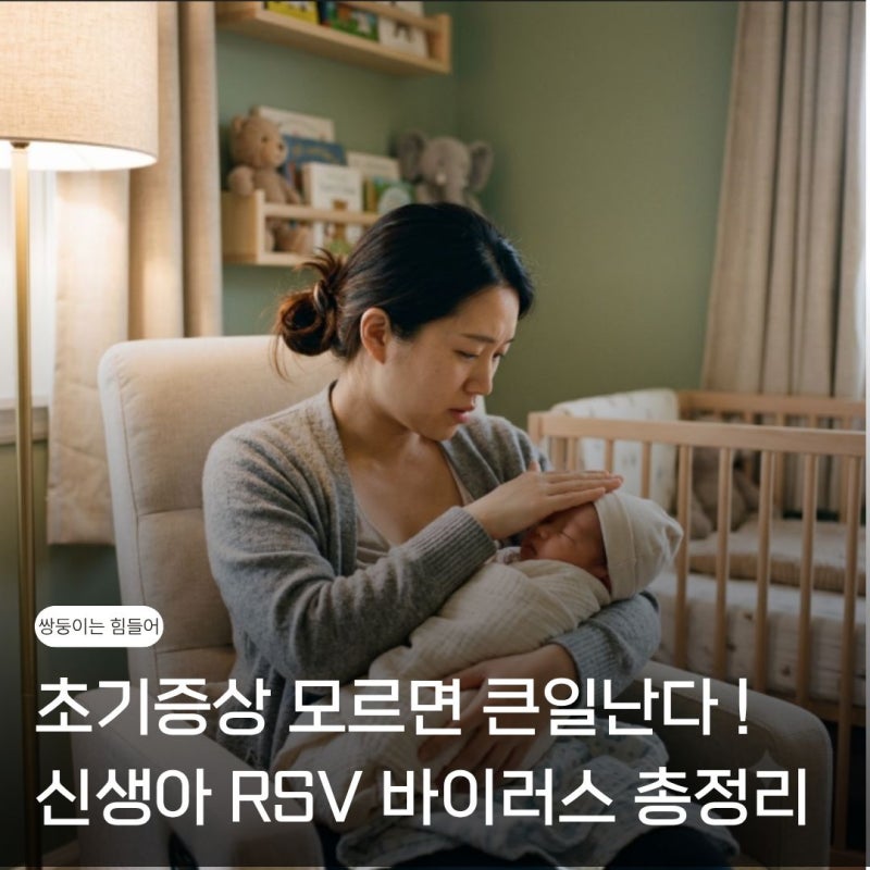 초기증상 모르면 큰일난다! 신생아 아기 RSV 바이러스? 예방법과 대처법 총정리