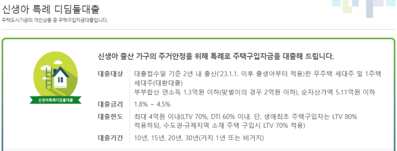 신생아 특례대출 대환대출 받는게 좋을까?(보금자리론,디딤돌대출)