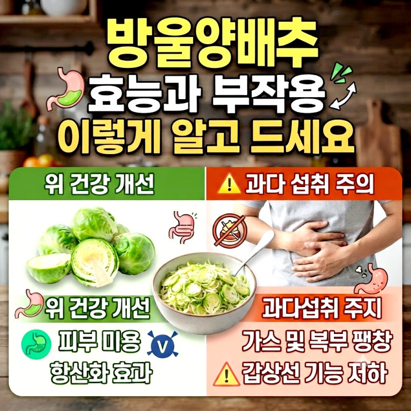 방울양배추 효능과 부작용, 이렇게 알고 드세요