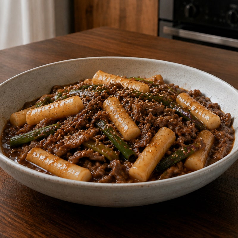 류수영 간장 떡볶이, 단짠 황금비율! 아이도 싹싹 비웠어요