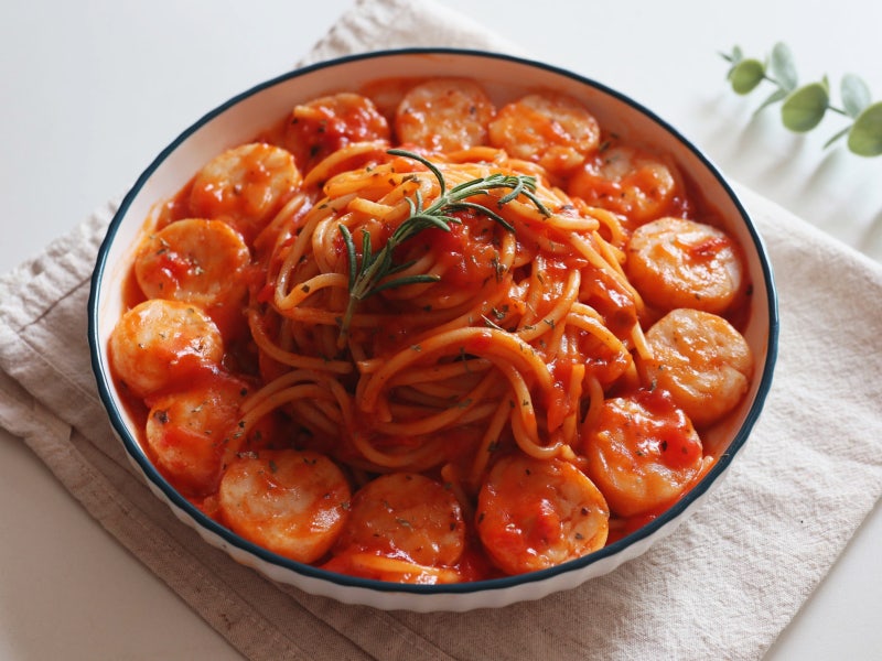 가리비 토마토 파스타 만들기 관자 요리 토마토소스 스파게티 레시피