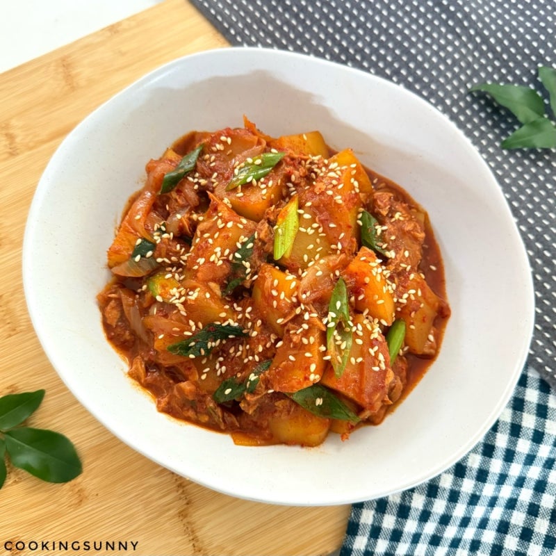 이것만 있어도 밥 2공기 뚝딱 하는 참치 감자 짜글이 만들기 간단한반찬 감자요리 참치감자....