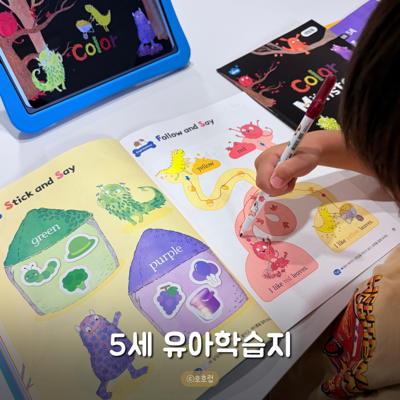 5세 2학기 한글 수학 공부 시작하는 방법? 놀이로 배우는 유아학습지