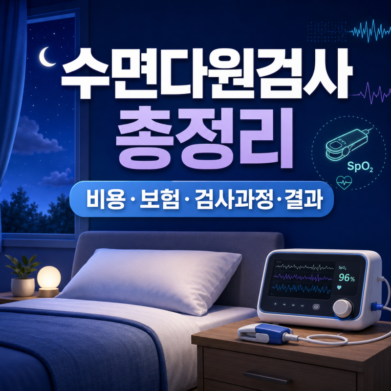 2026 수면다원검사 총정리｜비용·건강보험·검사과정·AHI 결과