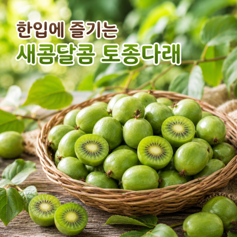 토종다래 수확시기 언제일까 한입 먹으면 반하는 새콤달콤 미니키위