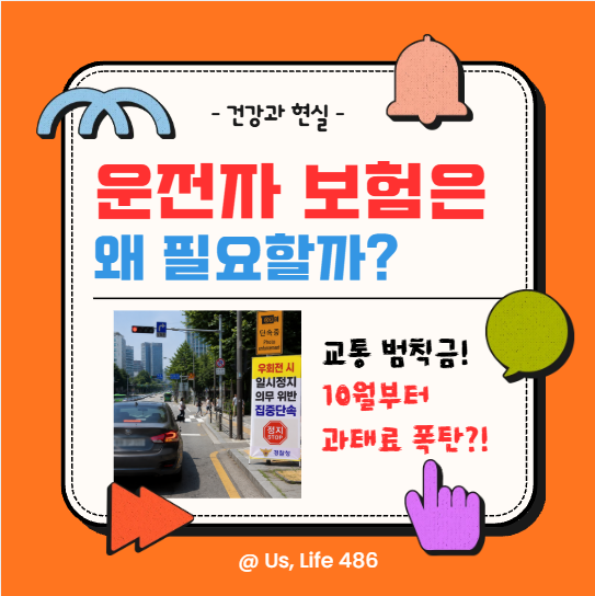 10월 교통법규 집중단속! 과태료 폭탄, 운전자보험으로 낼 수 있을까?