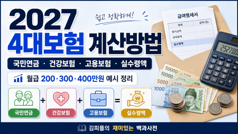 2027 월급·4대보험 완전정복 시리즈