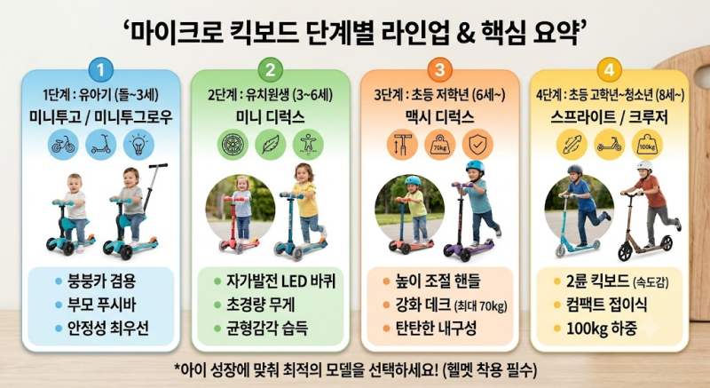 유아부터 초등까지! 연령대별 어린이 킥보드 고르는 법 & 단계별 총정리 (feat.마이크로킥보드....