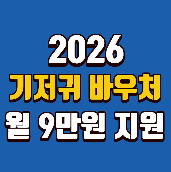 2026 기저귀 바우처 사용처｜지원 대상과 이용방법 확인하기