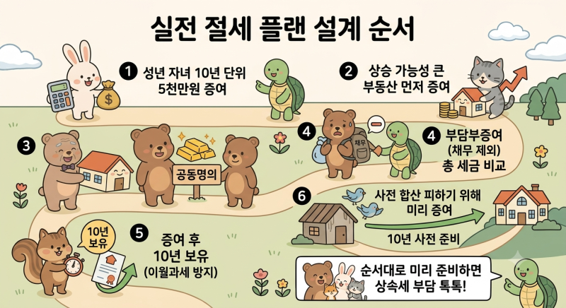 상속세 증여세 과세표준 차이, 부동산 사전 증여로 절세하는 법