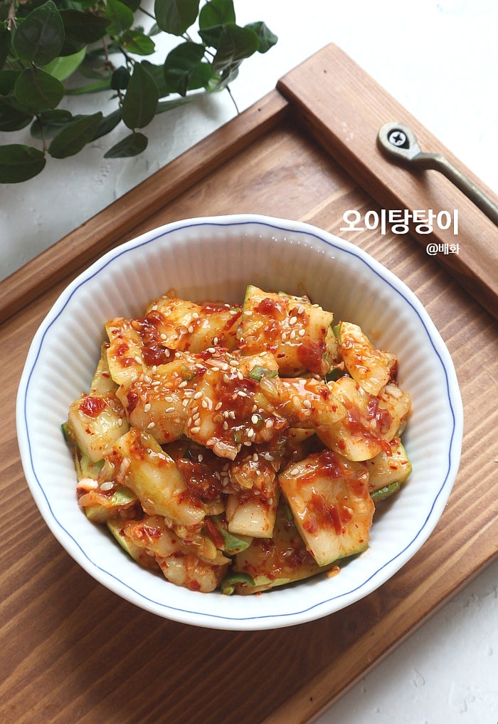 중국식 오이탕탕이 레시피 오이무침