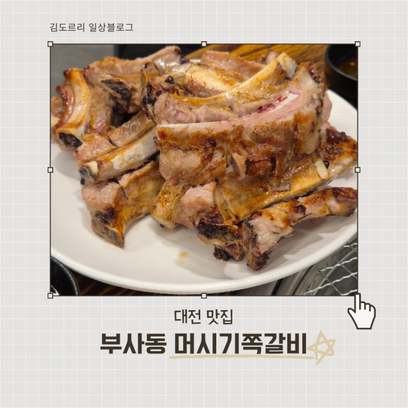 대전 부사동 맛집 한화생명볼파크 근처 맛집 숯불쪽갈비전문점 머시기쪽갈비 부사점