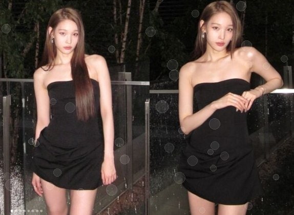 신세계 정유경 장녀 애니, 튜브톱 드레스 …올블랙이 드러낸 재벌 3세의 전략?
