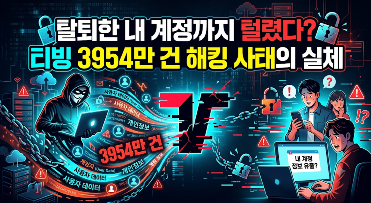 탈퇴한 내 <b>계정</b>까지 털렸다? <b>티빙 3954만</b> 건 해킹 사태의 실체